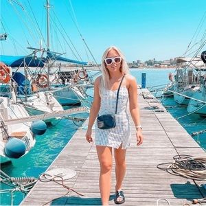 A.J Morgan Polly Sunglasses in Clear Grey